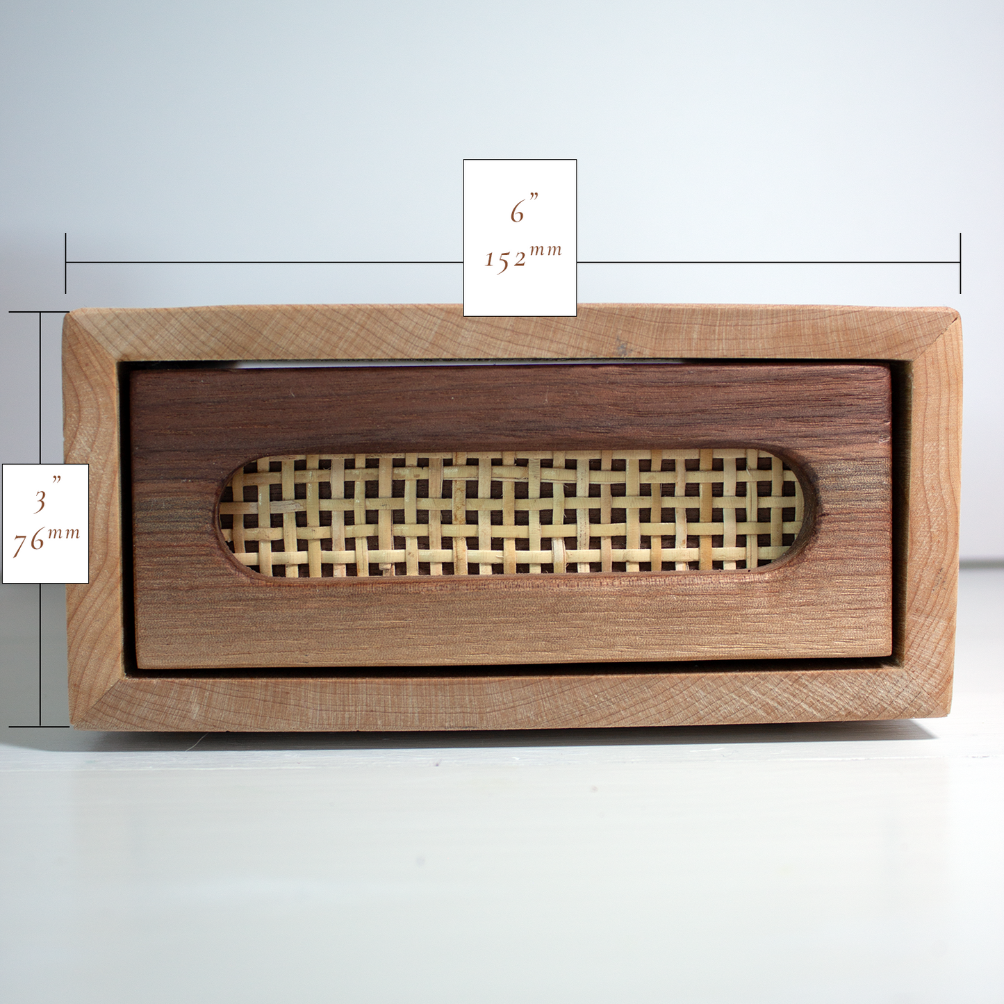 Wooden Desktop Drawer Organizer