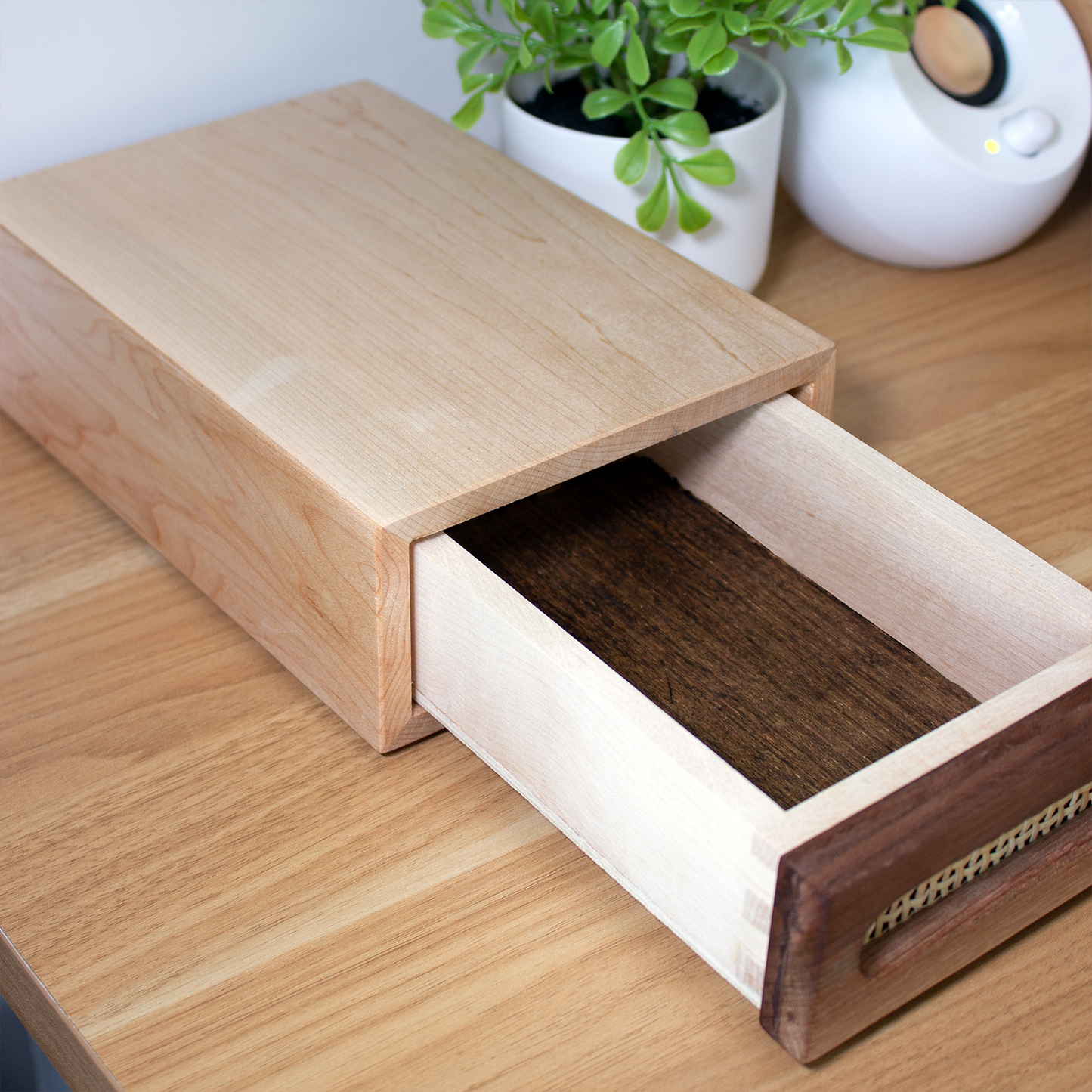 Wooden Desktop Drawer Organizer