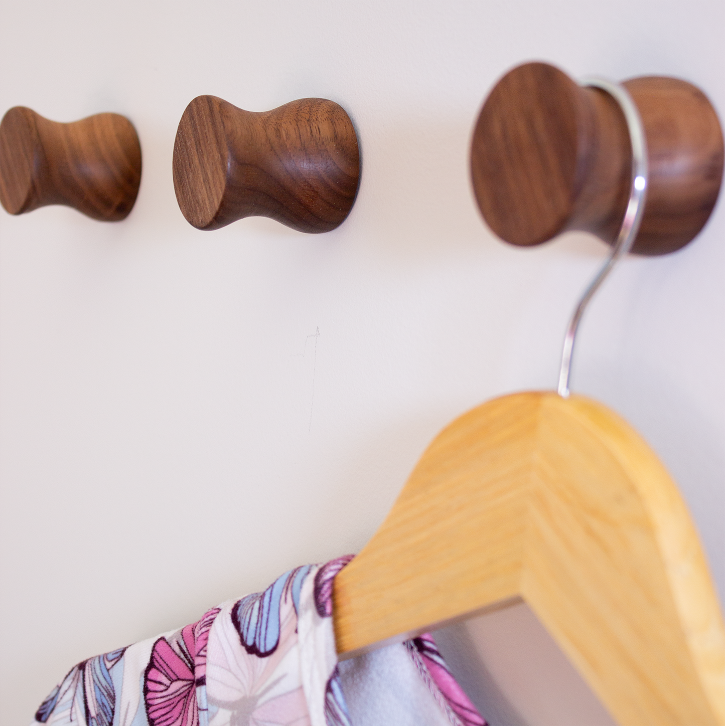 Walnut Wall Hooks