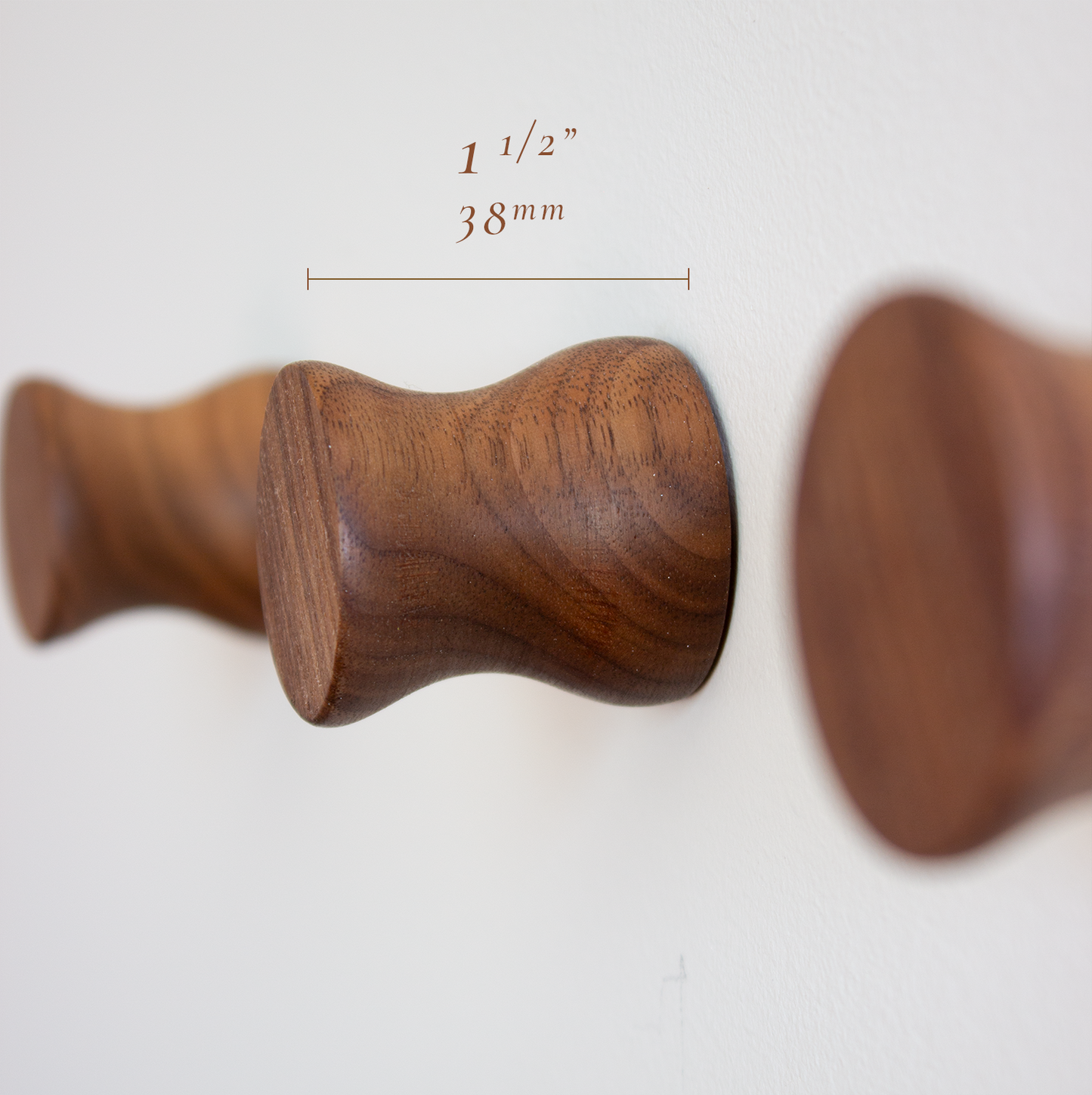 Walnut Wall Hooks