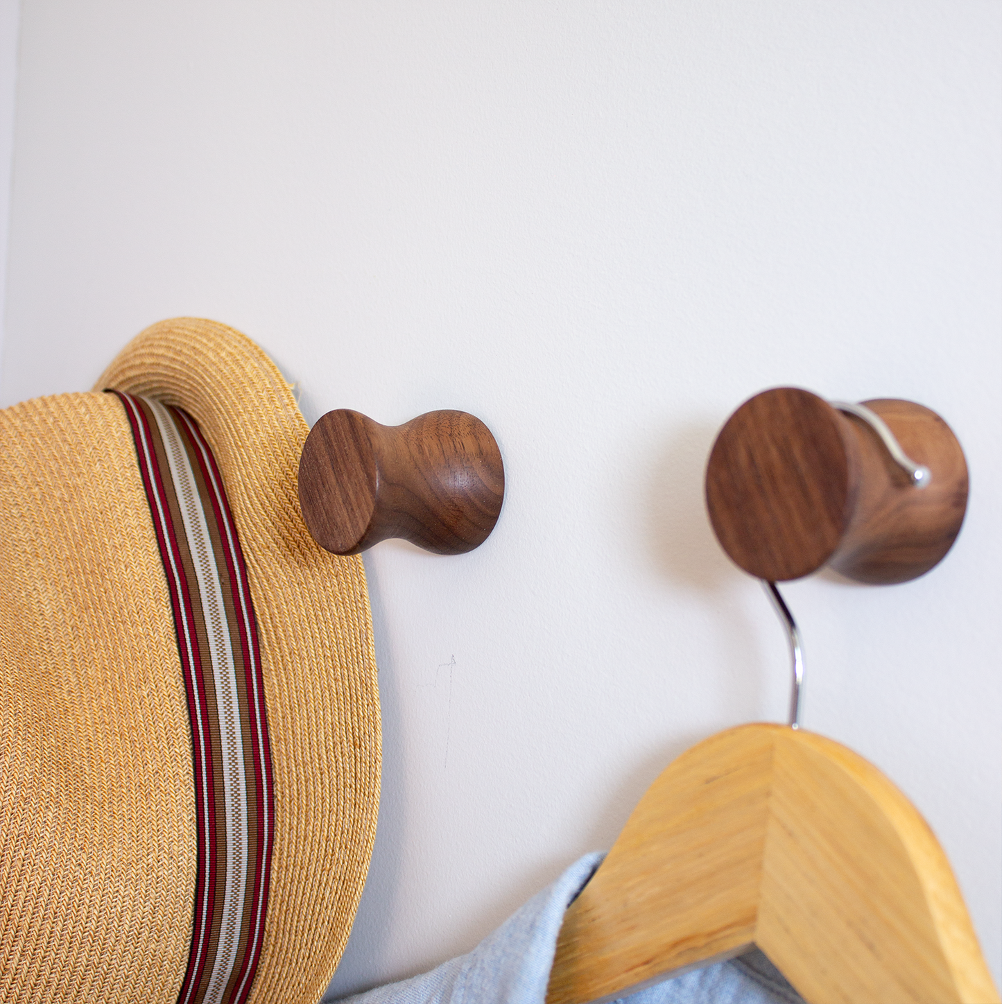 Walnut Wall Hooks